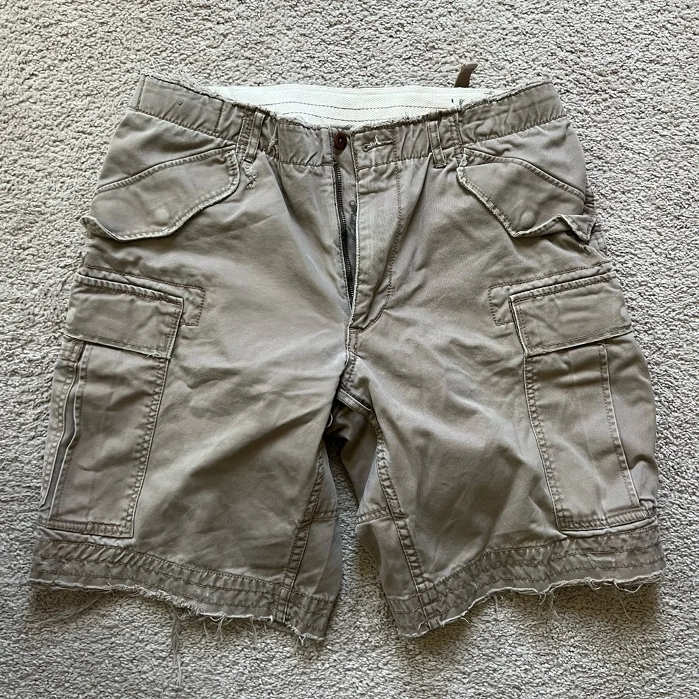 Ralph Lauren Tan Cargo Shorts - Picture 1 of 3